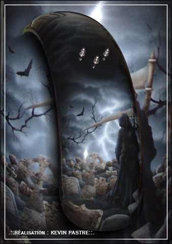 .::GRIM-REAPER-TRIKE 01 - fevrier, mars, avril 2010 - a&eacute;rographe peinture custom - sur trike REWACO::.