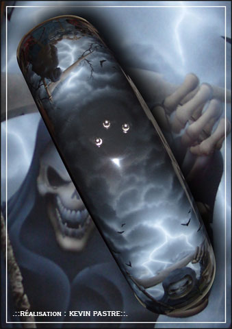 .::GRIM-REAPER-TRIKE 01 - fevrier, mars, avril 2010 - a&eacute;rographe peinture custom - sur trike REWACO::.