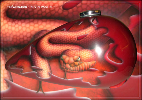 .::SIDEWINDERS01 : avril 2009 - a&eacute;rographe peinture custom - trike Roadking Harley Davidson::.