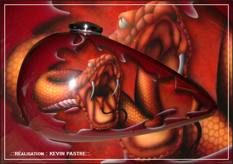 .::SIDEWINDERS01 : avril 2009 - a&eacute;rographe peinture custom - trike Roadking Harley Davidson::.